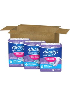 Always Discreet Adult Moderate Long Incontinence Pads, Up to 100% Leak-Free Protection 54 Count x 3 Pack (162 Count total) - pzsku/Z9203B4BD26C01D18286BZ/45/_/1740377546/4d64ed8e-7a94-472b-a8b5-4eb88c835af6