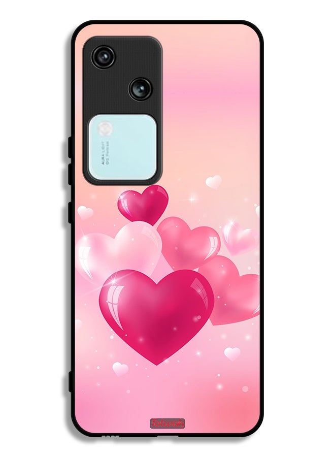 Tolwak Vivo V30 5G Protective Case Cover Beautiful Hearts Art - Image 1
