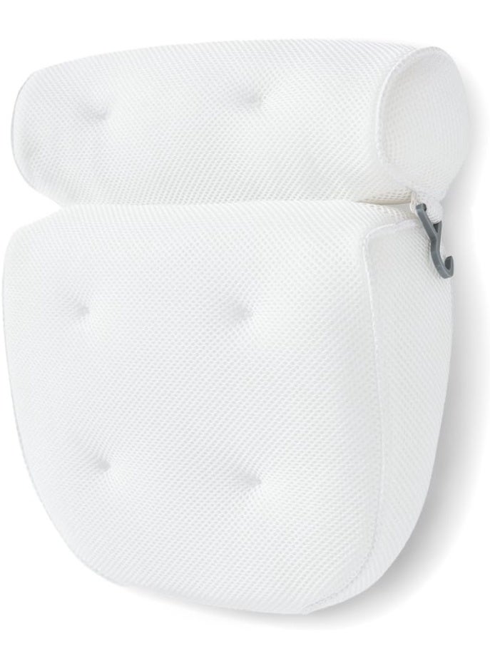 وسادة حمام فاخرة، شبكية هوائية، مقاومة للماء، مزودة بأكواب شفط للرأس والرقبة، وسائد مريحة لأحواض الاستحمام، ومسند رأس لأحواض الاستحمام الساخنة والمنتجعات الصحية المنزلية، ملحقات الاستحمام (قطعة واحدة) - Image 1