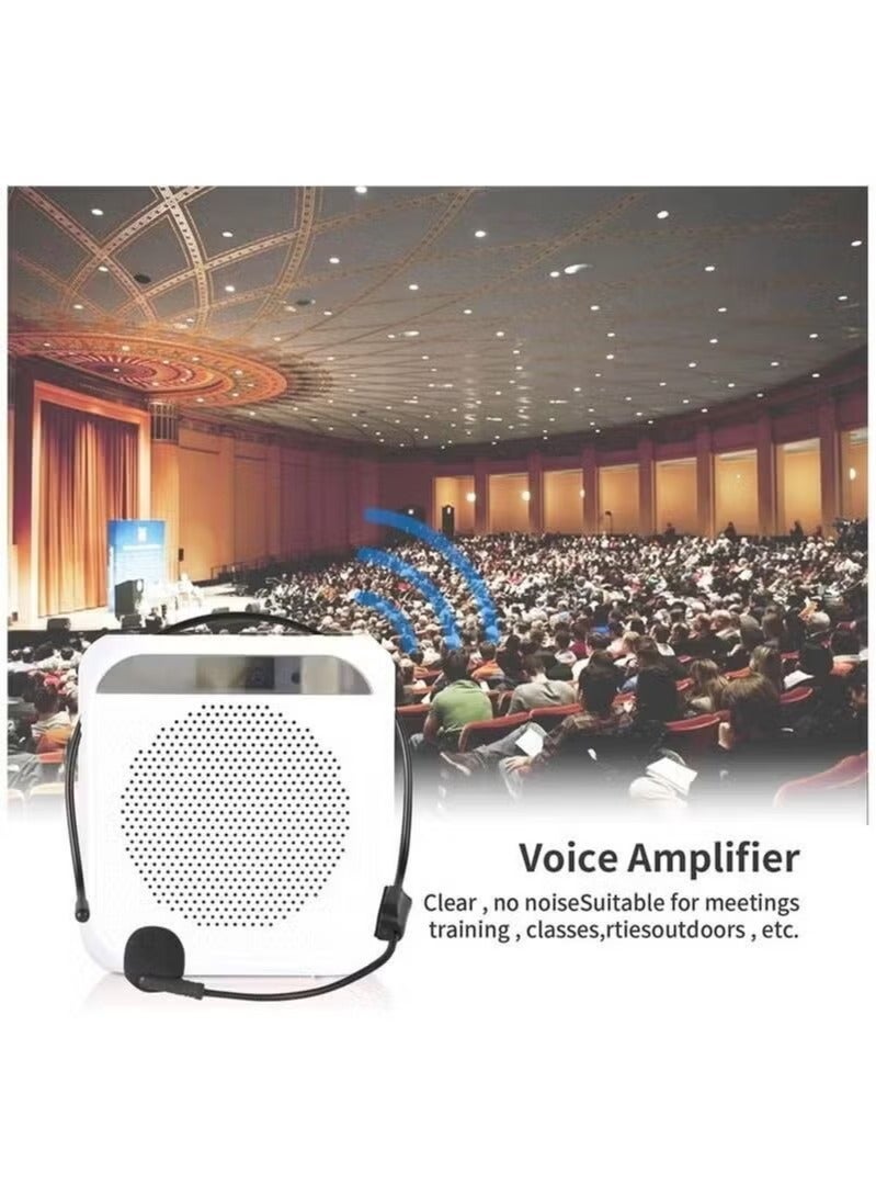 Portable Rechargeable Voice Amplifier with Wired Microphone Headset  - Image 4