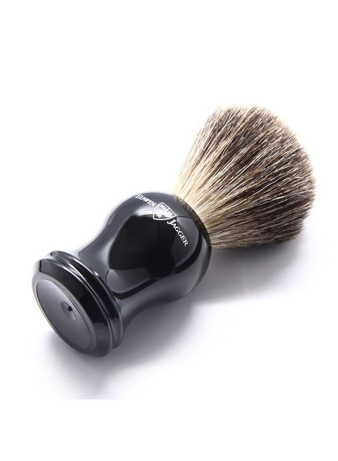 Edwin Jagger 81P36AMZ Classic Badger Shaving Brush for Shaving Cream or Soap for Men (Black) - Image 2