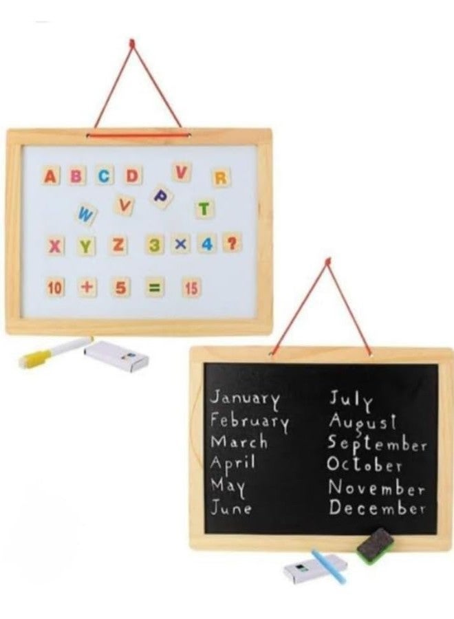 Manos Wooden Slate 2 in 1 and abscus Counting for Kids Combo Pack - Image 2