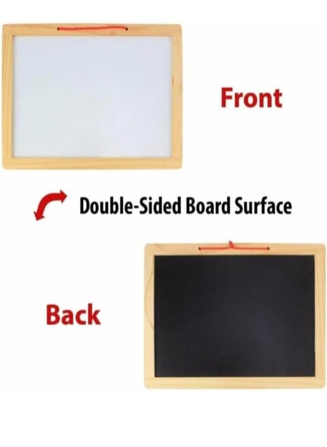 Manos Wooden Slate 2 in 1 and abscus Counting for Kids Combo Pack - Image 3