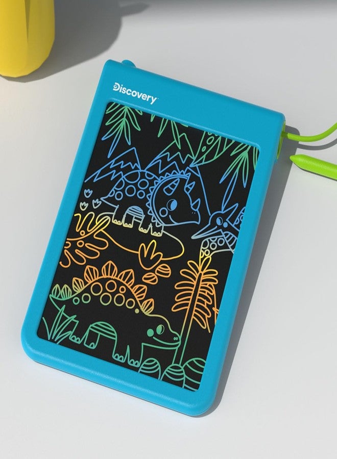 Discovery™ Bright Doodles LCD Art Tablet - Mess-Free Colorful Drawing Pad & Tethered Stylus| Widescreen Display| LCD Writing Tablet for Kids| Arts & Crafts Toy| Toddler Learning Toy| Doodle Board Gift - Image 2