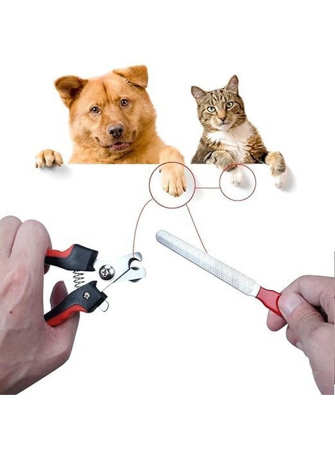 Pet Grooming Accessories - Dog Nail Cutter | Dog Nail Grinder | Wooden Slicker Dog Comb Ideal For Dogs And Puppies (Combo Of 2) - Image 2