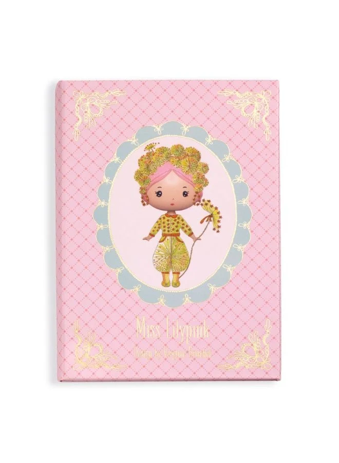 DJECO Miss Lily Pink Tinyly R Stickers Set