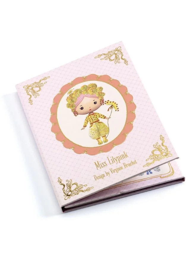 DJECO Miss Lily Pink Tinyly R Stickers Set