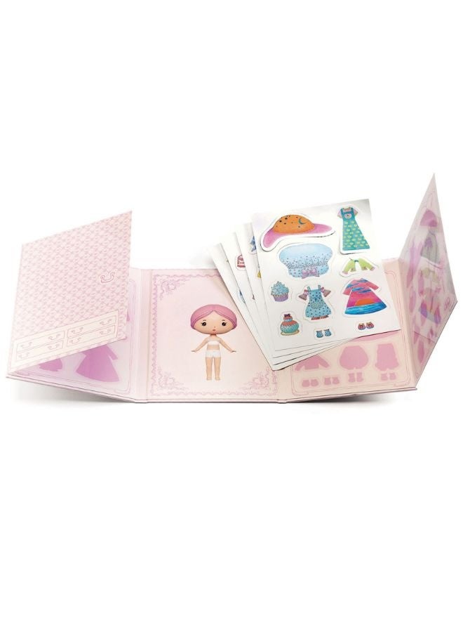 DJECO Miss Lily Pink Tinyly R Stickers Set  - Image 3