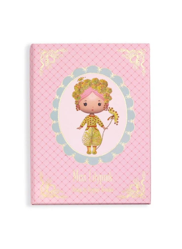 DJECO Miss Lily pink Tinyly R Stickers Set