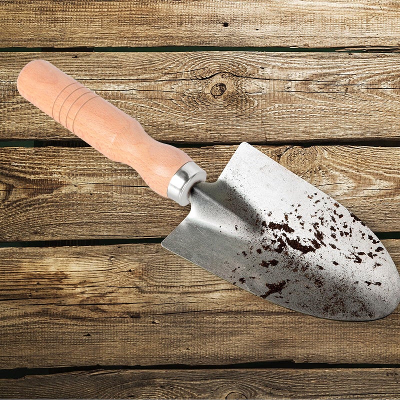 4 حزمة من مقابض الملفات الخشبية من خشب الزان الأحمر مع أطواق معدنية لأدوات النجارة - Image 5