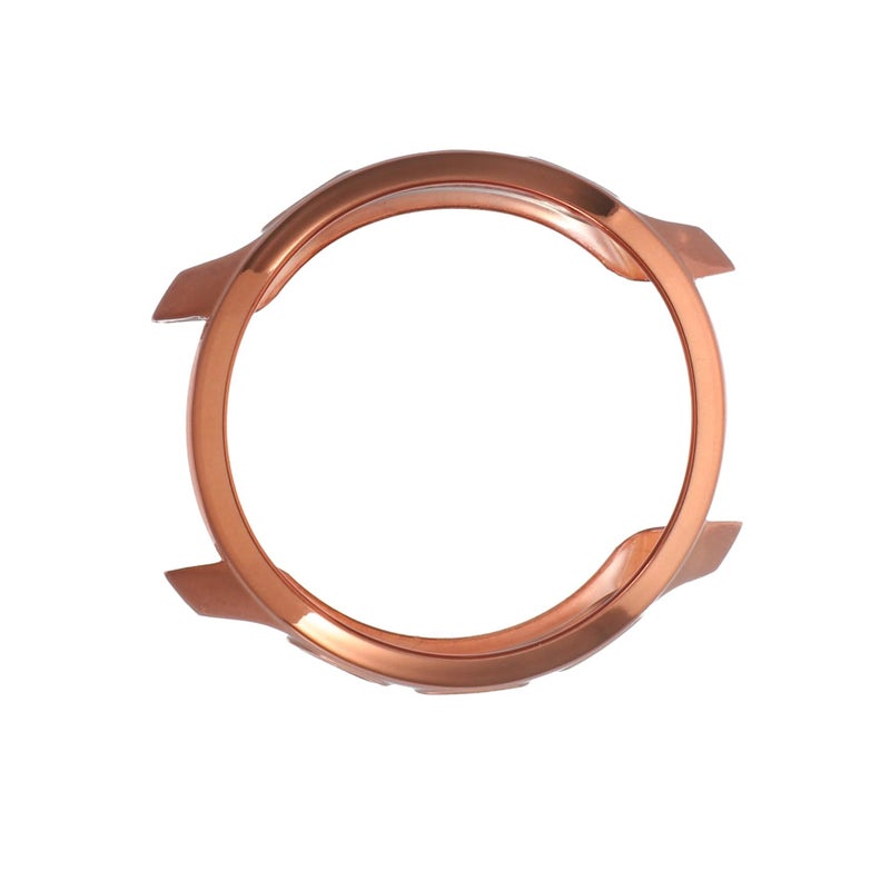 Rose Gold Electroplated TPU Protective Case Cover For Smartwatch With Scratch Resistant Non Yellowing Shell And Precise Cutouts - Image 2