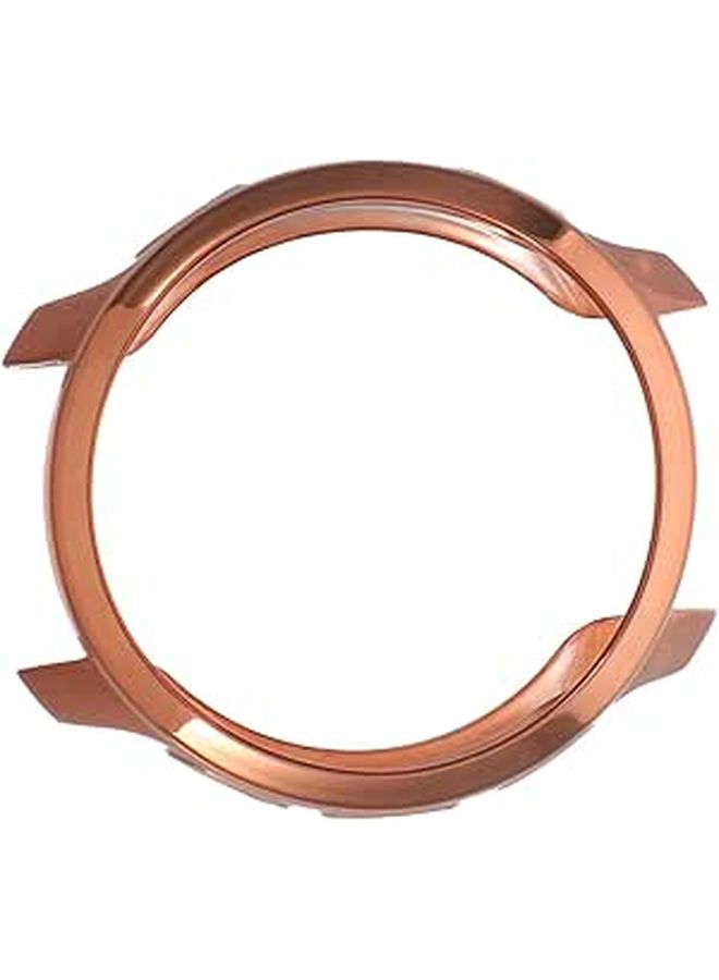 Rose Gold Electroplated TPU Protective Case Cover For Smartwatch With Scratch Resistant Non Yellowing Shell And Precise Cutouts - Image 1
