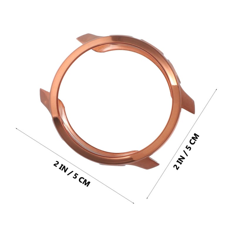 Rose Gold Electroplated TPU Protective Case Cover For Smartwatch With Scratch Resistant Non Yellowing Shell And Precise Cutouts - Image 3