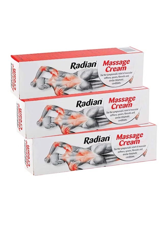 3-Piece Massage Cream, 100g