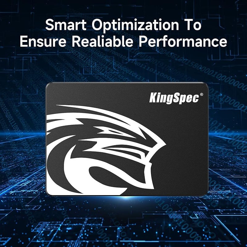 KingSpec 1TB SSD 2.5 SATA III 6Gb/s Internal Solid State Drive, Up to 570MB/s Read & 520MB/s Write, 3D NAND Flash for Laptop and Desktop PC - Image 5