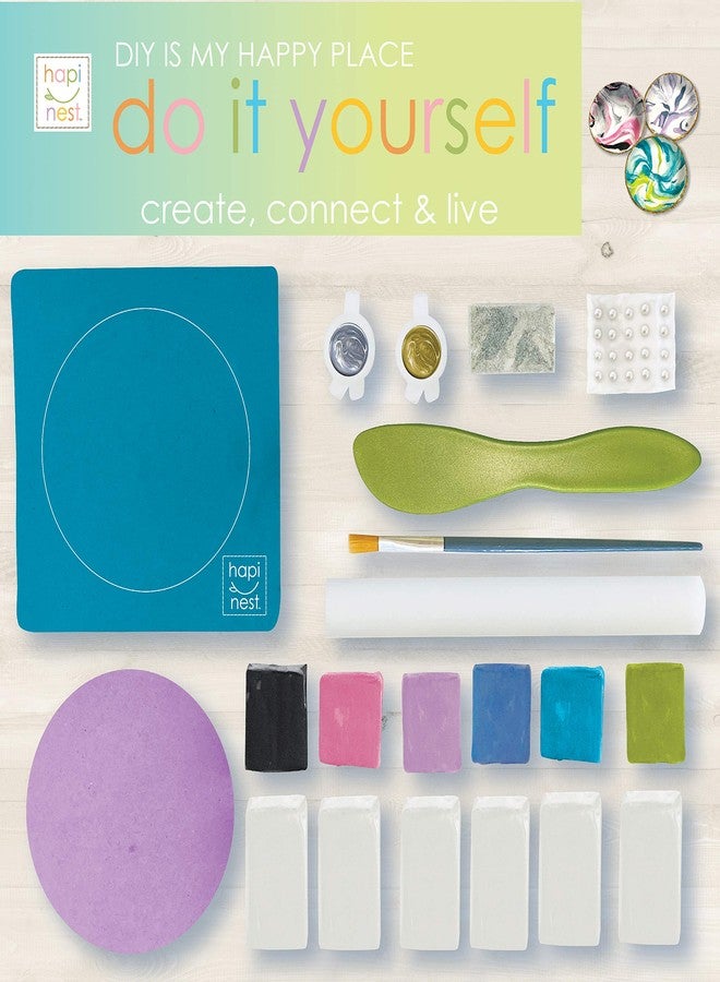 Hapinest Make Your Own Clay Jewelry Dish Craft Kit for Girls for Girls Ages 8 9 10 11 12-14 Years Old & Up - Image 4