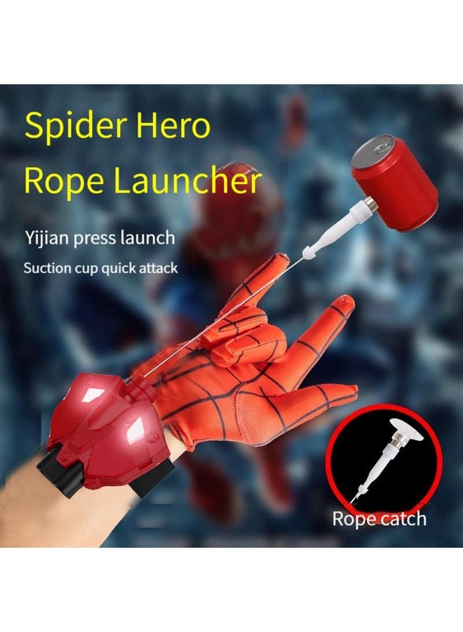 Web Launcher String Shooters Toy, Cool Gadgets Spider String Shooter Real Silk-Can Grab Small Objects, Superhero Role-Play Cool Stuff Fun Toys Great for Men and Kids (Red/White) - Image 3