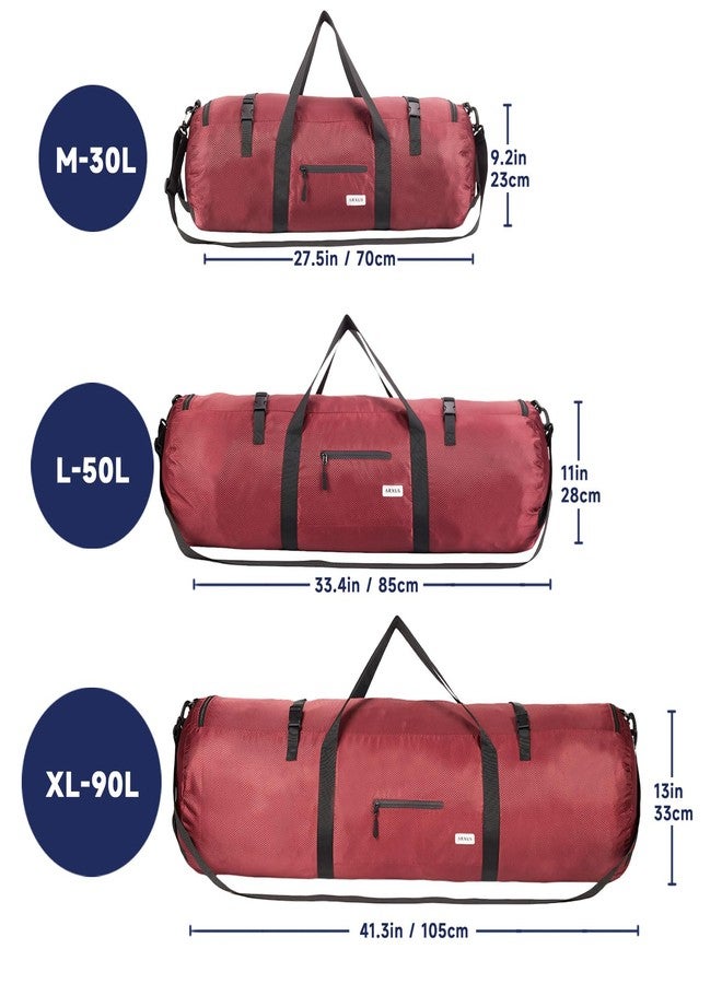 Arxus Extra Large Duffle Bag for Travel Gym 90L 50L 30L Baseball Bat Sports Duffel Bags for Men with Shoulder Strap, Tent Storage Camping - Image 2