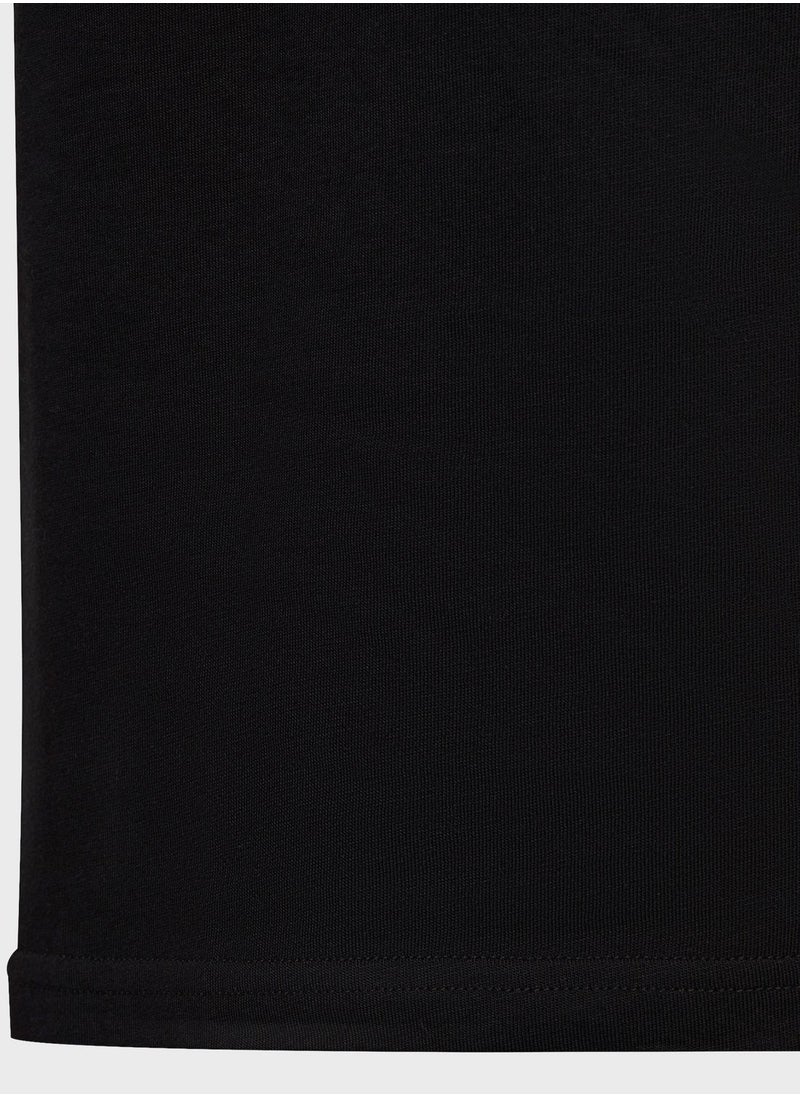 Adidas - Kids 3 Stripe Essential T-Shirt - Image 1