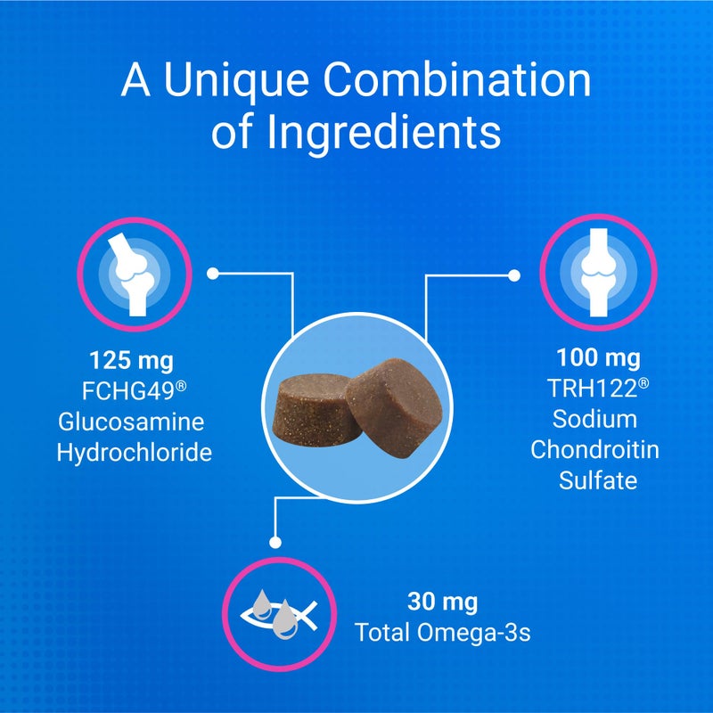 Nutramax Laboratories مكمل صحة المفاصل للقطط من نوتراماكس كوزكوين، يحتوي على الجلوكوزامين للقطط، بالإضافة إلى الكوندرويتين وأوميغا-3، يدعم صحة المفاصل والجلد والفرو، مضغ ناعم، 60 قطعة - Image 4