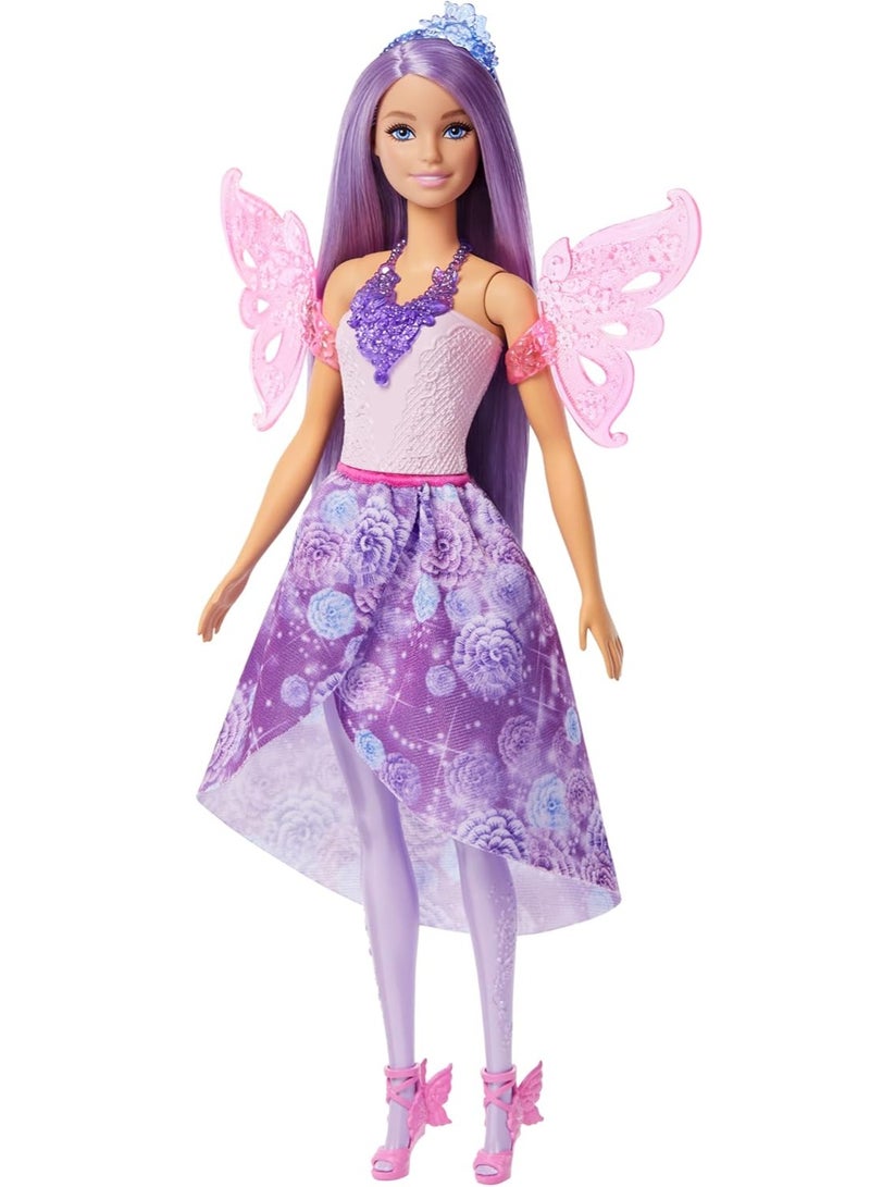 Barbie دمية باربي من ماتيل دمية الموضة الخيالية مع الملحقات - Image 2