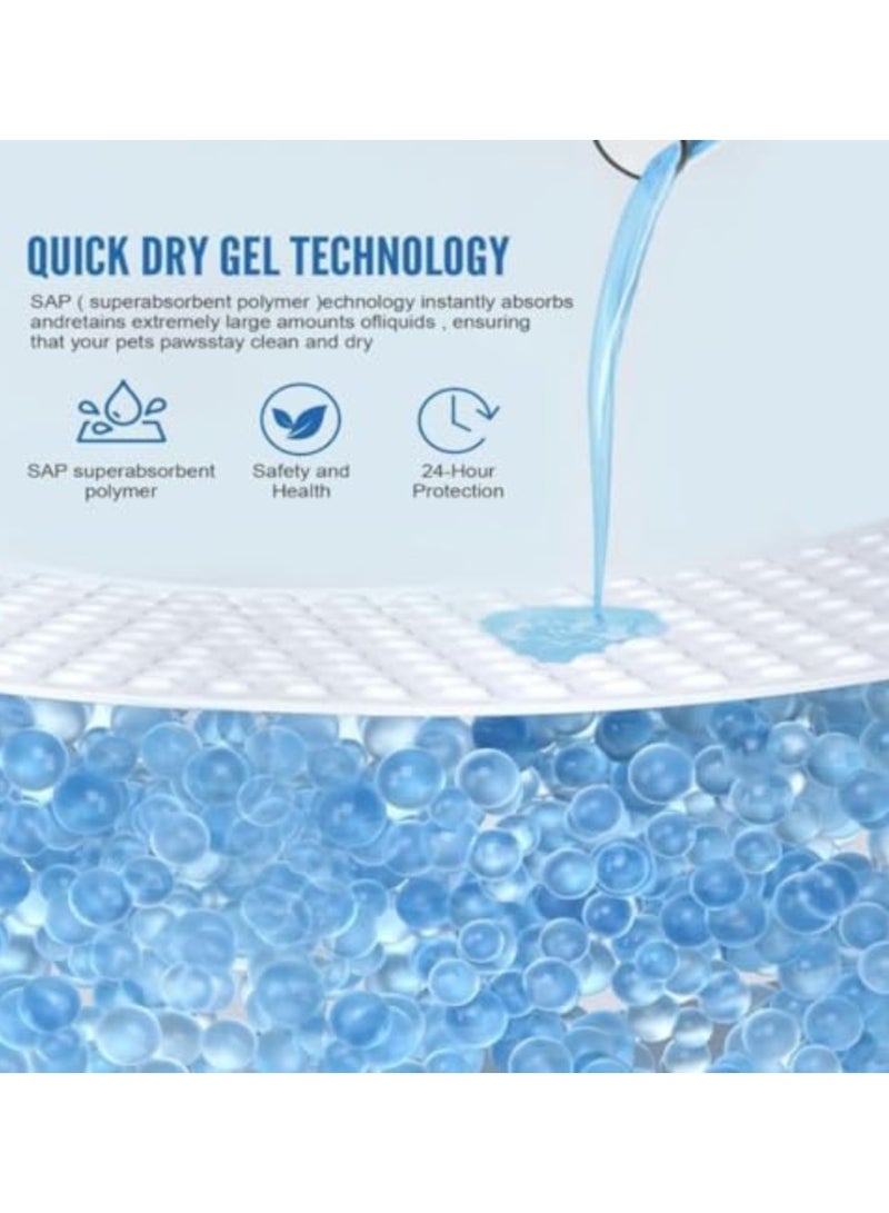 Queens Pack x20 Large Absorbent Pads for Pet, Dogs & Cats – Waterproof Dog Pads, Pee Pads dog Sheet, XL Puppy Training Pads with Quick-Dry Technology, Disposable Absorbent Quick Drying Leak, 60x90cm (XL, 20, COUNT) - Image 5