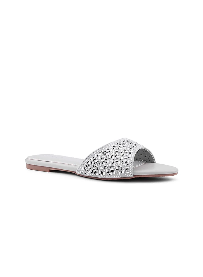 أيقون Simple and clean Crystal sandal with a flexible sole.