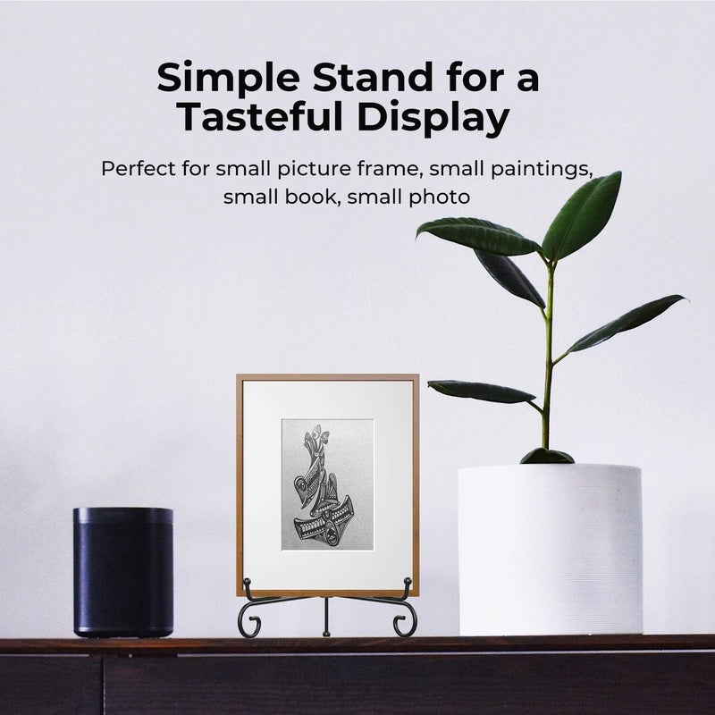 TRLife TR-LIFE 4 Pack Plate Stands for Display - 6 Inch Plate Holder Display Stand + Metal Easel Stand for Picture Frame, Decorative Plates, Book, Photo, Collectibles (4 Pack) - Image 3