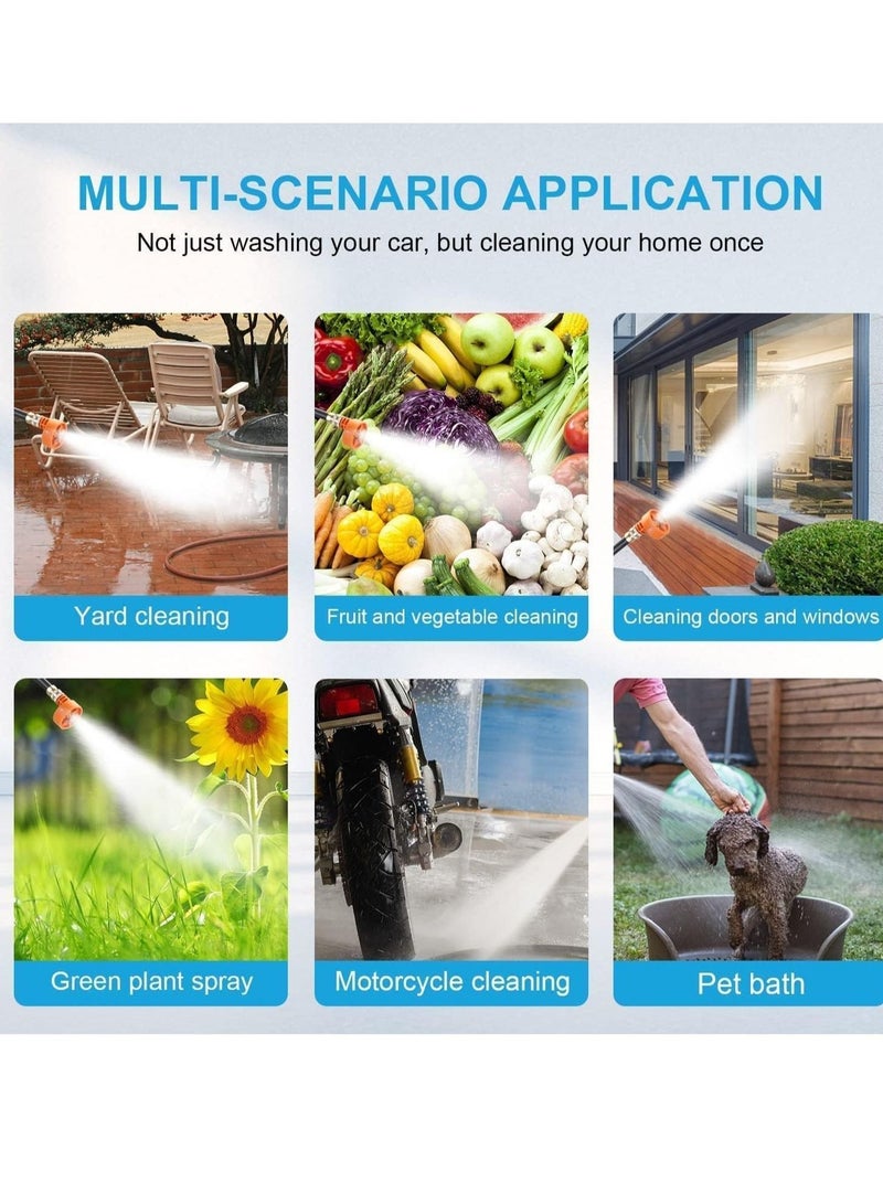 48V 25000mAh 30Bar Cordless High Pressure Car Washer with Nozzles Water Gun Set Garden Cleaning Jet Washing Machine Multi Purpose With Uk 3 Pin Adapter - Image 5