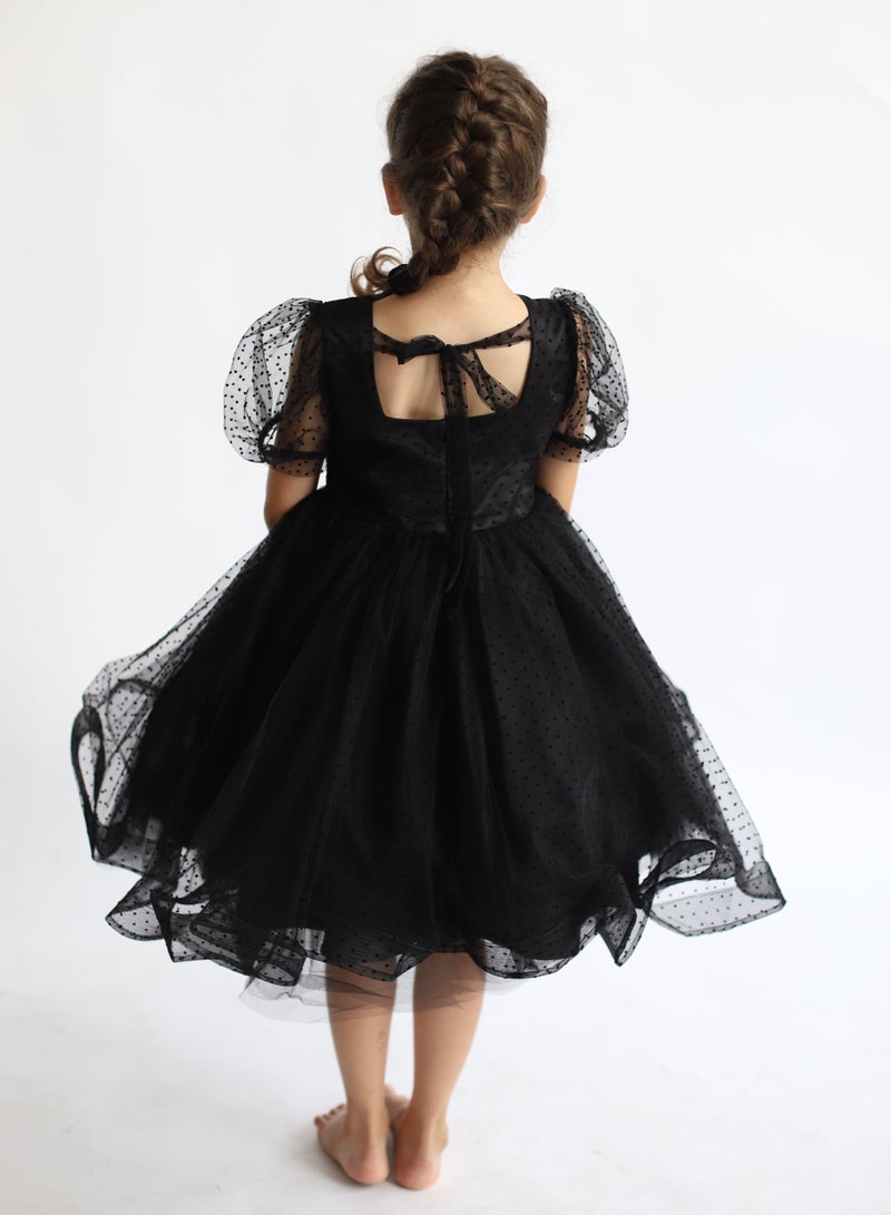 D'Daniela Polka Dot Tulle Dress - Image 4