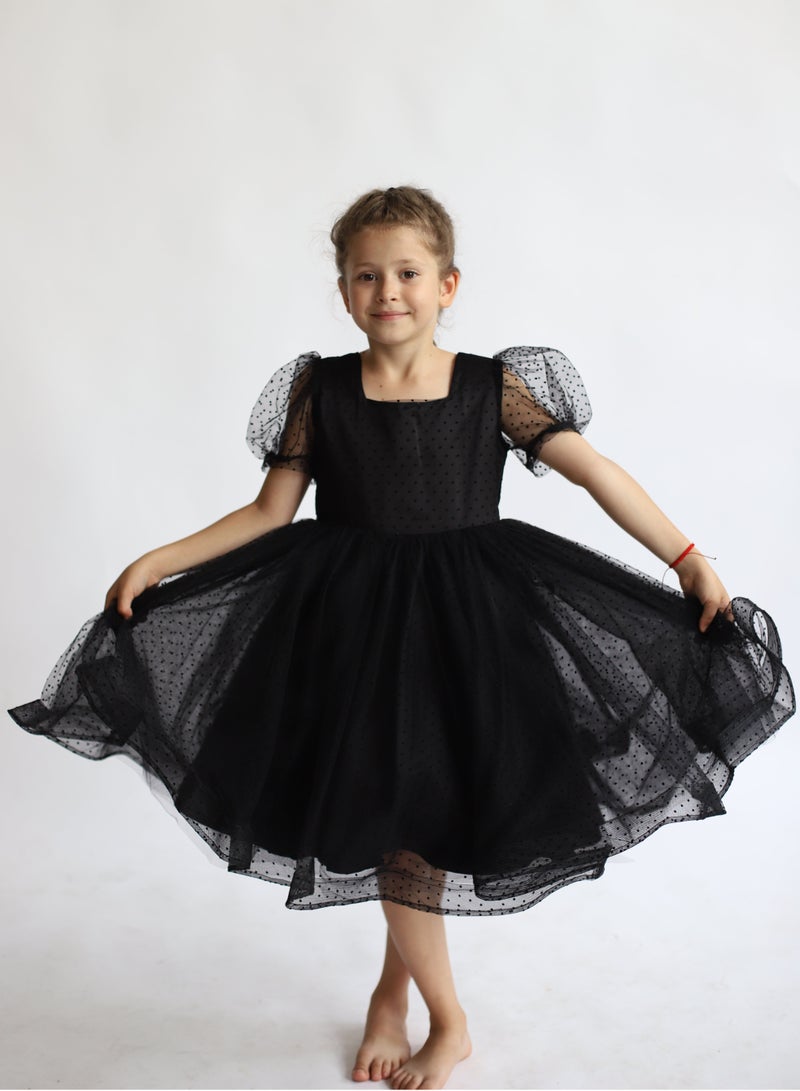 D'Daniela Polka Dot Tulle Dress - Image 2