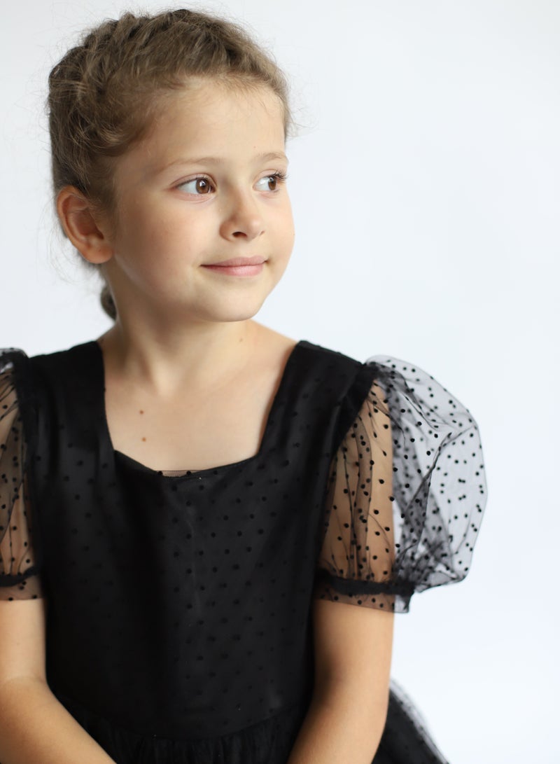 D'Daniela Polka Dot Tulle Dress - Image 3