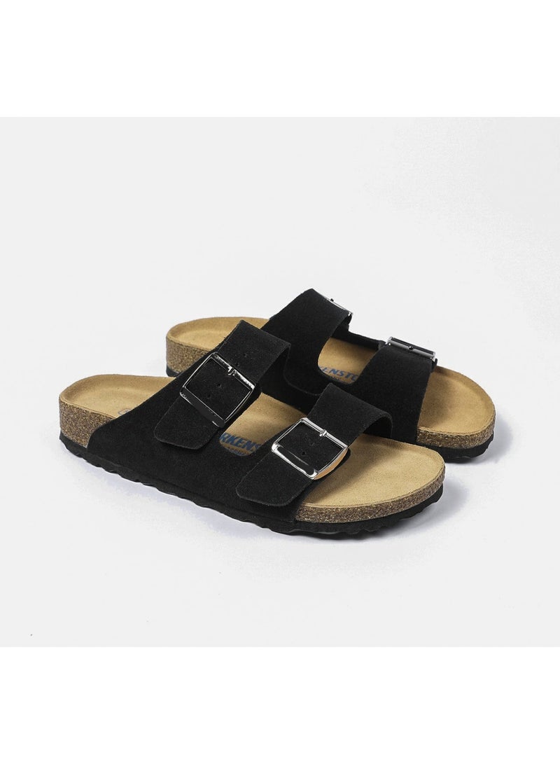 BIRKENSTOCK BK men's and women's soft soled Arizona  slippers - Image 1