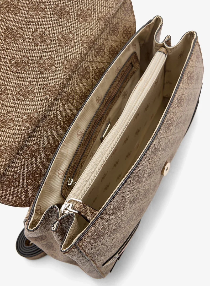Guess browns Jaden Top Handle Flap for Women | Best Price UAE