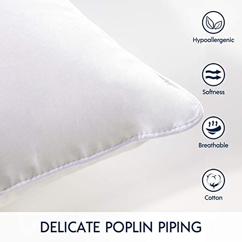 Phantoscope 18x18 Pillow Insert - Throw Pillow Insert with 100% Cotton Cover - 18 Inch Square Form Microfiber Pillow Sham Stuffer - Couch Cushion Pillows, 1 Count (Pack of 1) - Image 3