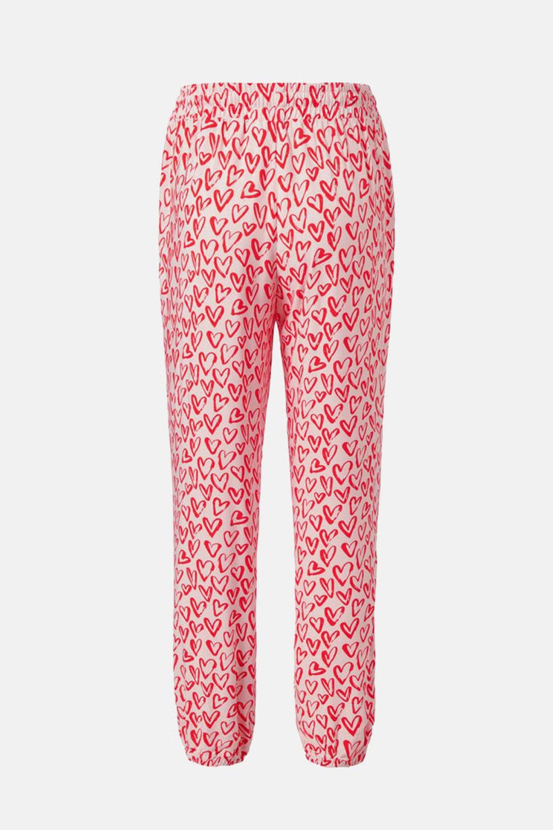 Tchibo Women Allover Print Pajamas Pants, Red - Image 2