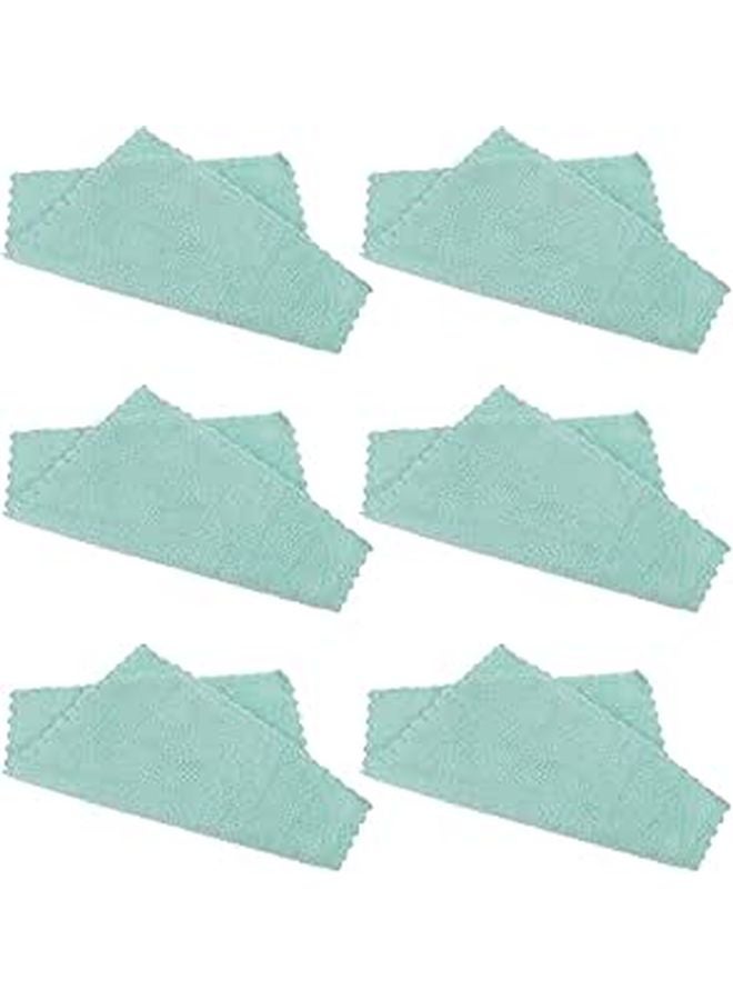 6Pcs Coral Fleece Face Towels 30x30cm Soft Absorbent Washcloths For Makeup Removal - Image 1