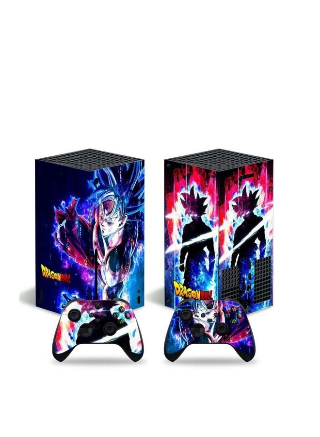 Beauenty XBOX series X console sticker Dragon Ball style sticker