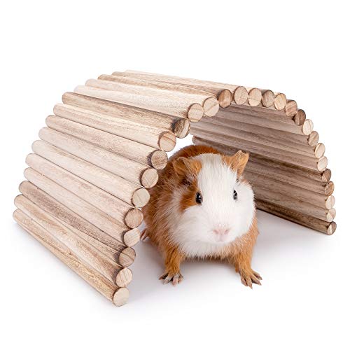 Niteangel Small Animal Climbing Toys Suspension Bridge Ladder for Hamsters Gerbils Mice Rats Guinea Pigs or Other Small Pets 157 x 78 - Image 1