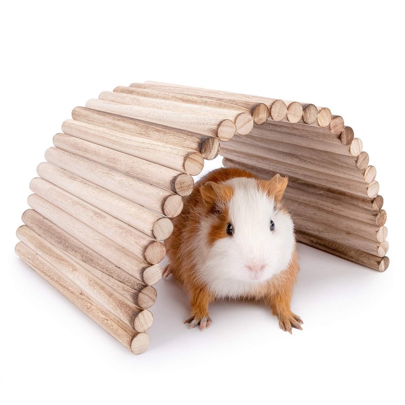 Niteangel Small Animal Climbing Toys Suspension Bridge Ladder for Hamsters Gerbils Mice Rats Guinea Pigs or Other Small Pets 157 x 78 - Image 2