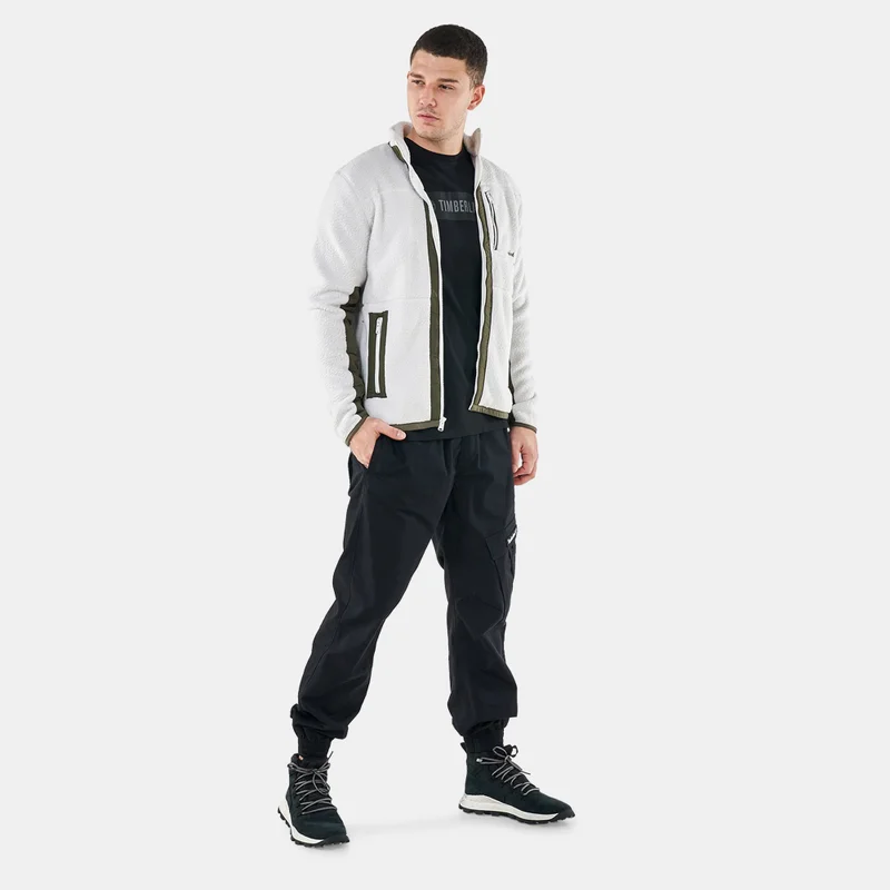 Timberland Men's Mix Media Sherpa Fleece Jacket