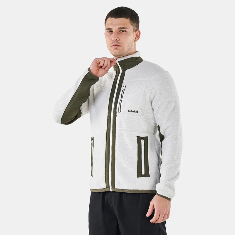 Timberland Men's Mix Media Sherpa Fleece Jacket