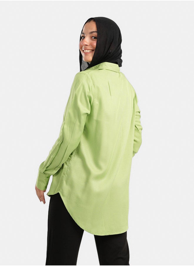 Clue - Tencel Shirt in Long Sleeves - Image 1