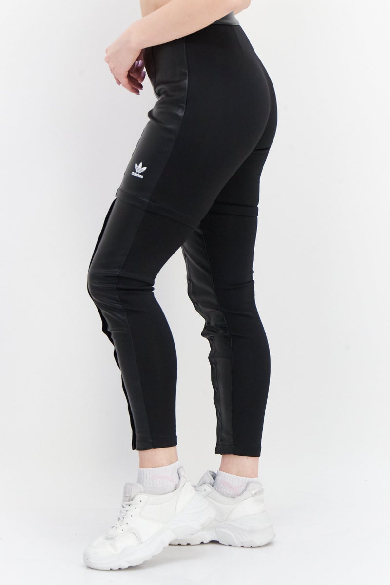 adidas Originals Women Sportswear Fit Brand Logo Outdoor Pants, Black  - Image 3