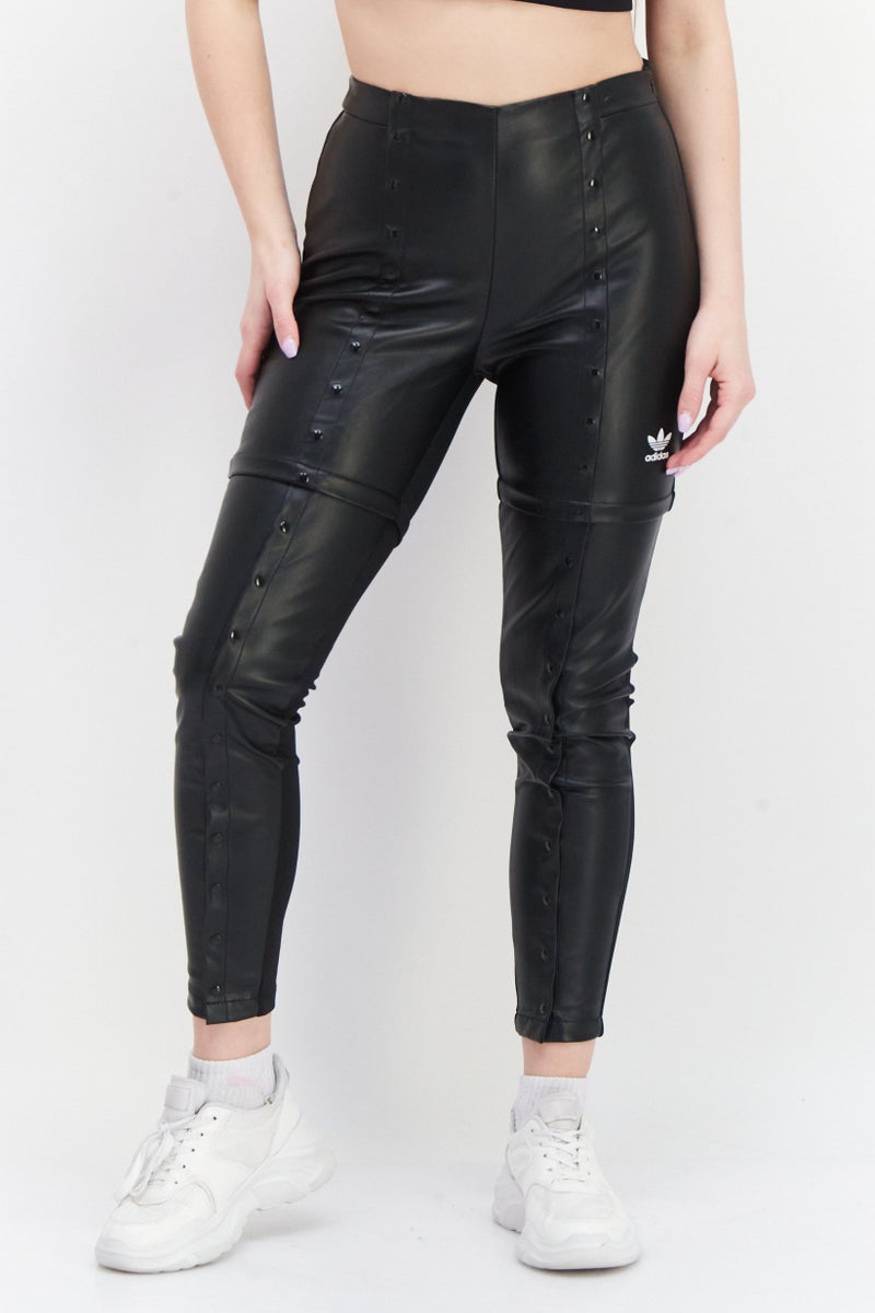 adidas Originals Women Sportswear Fit Brand Logo Outdoor Pants, Black  - Image 1