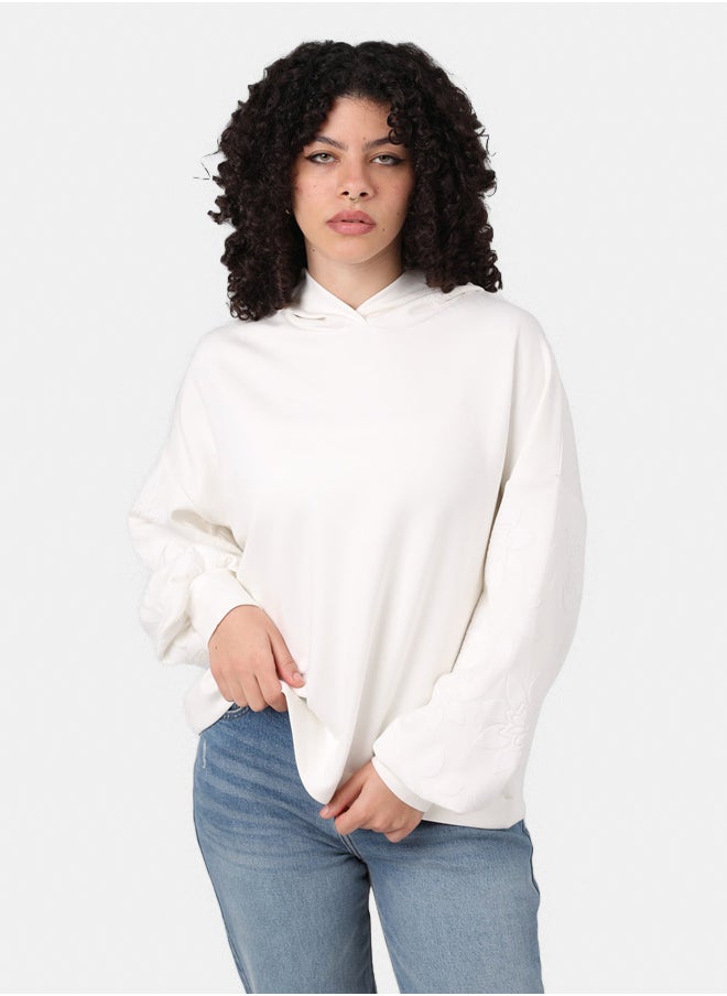 ASTK - Relaxed Hoodie With Sleeves Print - Image 1