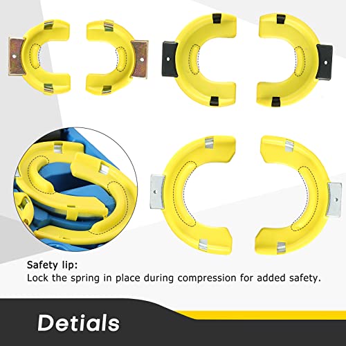 Acymner Interchangeable Fork Strut Macpherson Spring Compressor Kit Universal Coil Extractor Tool Set - Image 4