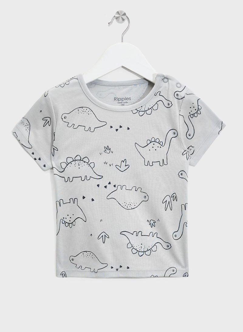 ريبلز مع نمشي طقم ولادي قطعتين شورت وتيشيرت - Image 2