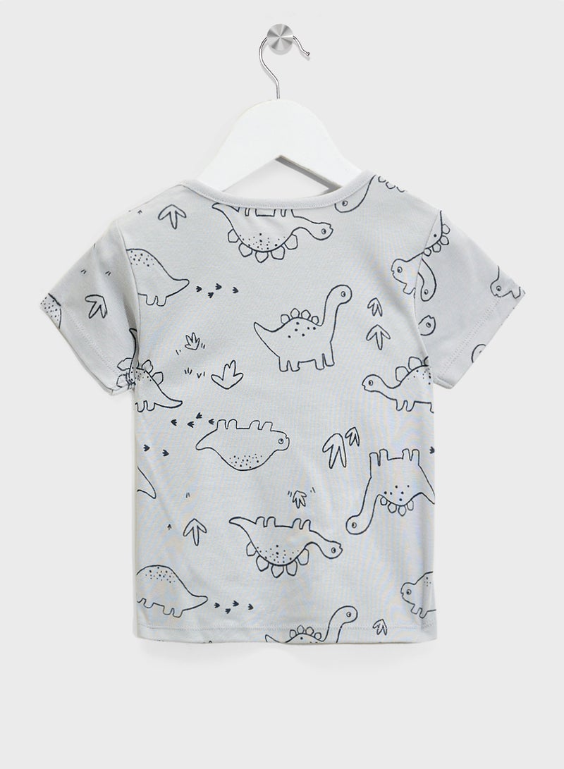 ريبلز مع نمشي طقم ولادي قطعتين شورت وتيشيرت - Image 3