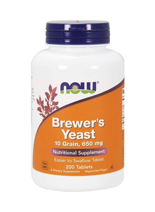 now Brewers Yeast 10 Grain Tab 200S